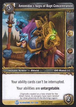 World of Warcraft TCG |Antonidas's Aegis of Rapt Concentration - Blood of the Gladiators 157/208 | The Nerd Merchant