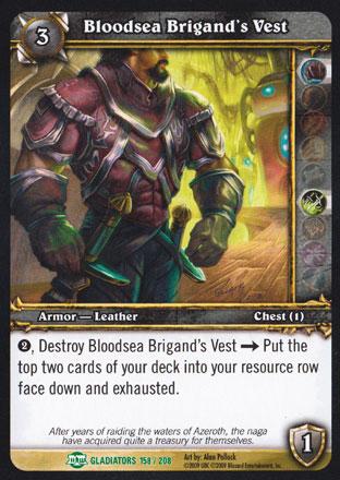 World of Warcraft TCG |Bloodsea Brigand's Vest - Blood of the Gladiators 158/208 | The Nerd Merchant