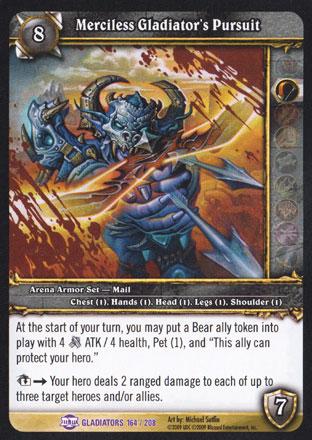 World of Warcraft TCG | Merciless Gladiator's Pursuit - Blood of the Gladiators 164/208 | The Nerd Merchant