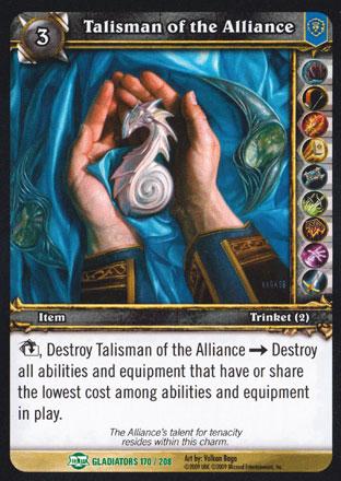 World of Warcraft TCG |Talisman of the Alliance - Blood of the Gladiators 170/208 | The Nerd Merchant