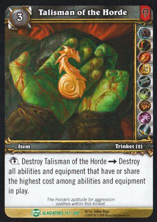 World of Warcraft TCG |Talisman of the Horde - Blood of the Gladiators 171/208 | The Nerd Merchant