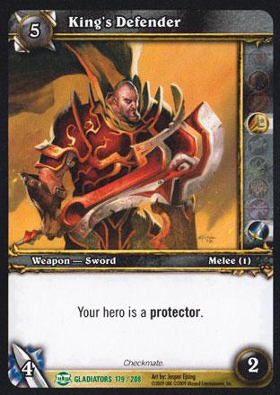 World of Warcraft TCG |King's Defender - Blood of the Gladiators 179/208 | The Nerd Merchant