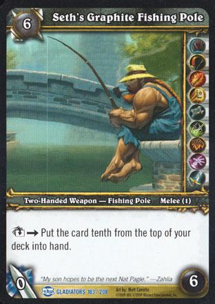 World of Warcraft TCG | Seth's Graphite Fishing Pole - Blood of Gladiators 183/208 | The Nerd Merchant