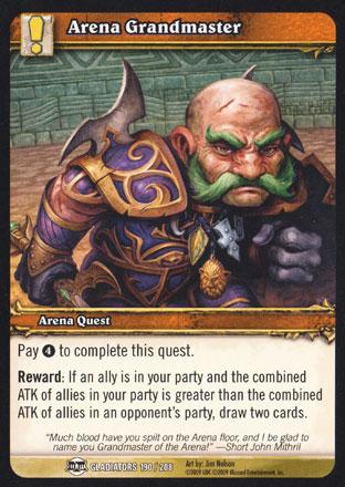 World of Warcraft TCG |Arena Grandmaster - Blood of the Gladiators 190/208 | The Nerd Merchant