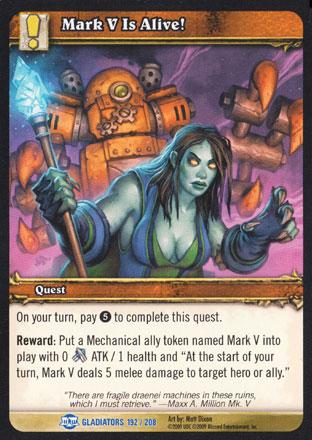 World of Warcraft TCG | Mark V Is Alive! - Blood of Gladiators 192/208 | The Nerd Merchant