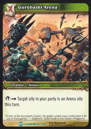 World of Warcraft TCG |Gurubashi Arena - Blood of the Gladiators 201/208 | The Nerd Merchant