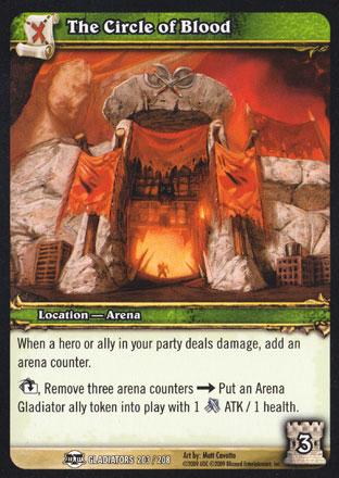 World of Warcraft TCG |The Circle of Blood - Blood of the Gladiators 203/208 | The Nerd Merchant