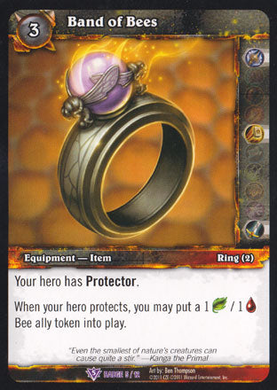 World of Warcraft TCG | Band of Bees - Badge of Justice | The Nerd Merchant