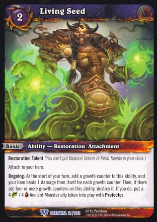 World of Warcraft TCG | Living Seed - Betrayal of the Guardian 10/202 | The Nerd Merchant