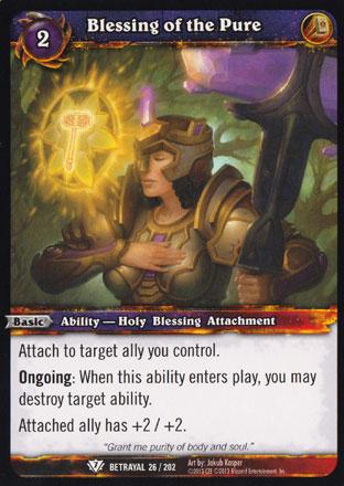 World of Warcraft TCG | Blessing of the Pure - Betrayal of the Guardian 26/202 | The Nerd Merchant