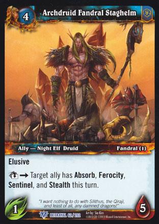 World of Warcraft TCG | Archdruid Fandral Staghelm - Betrayal of the Guardian 62/202 | The Nerd Merchant