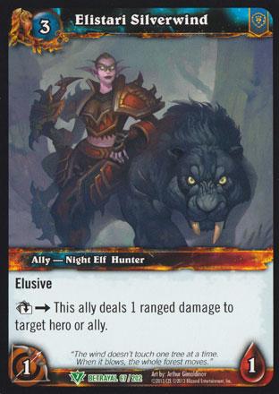 World of Warcraft TCG | Elistari Silverwind - Betrayal of the Guardian 67/202 | The Nerd Merchant