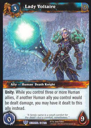 World of Warcraft TCG | Lady Voltaire - Betrayal of the Guardian 77/202 | The Nerd Merchant