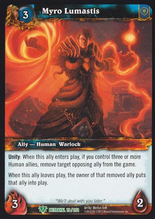 World of Warcraft TCG | Myro Lumastis - Betrayal of the Guardian 79/202 | The Nerd Merchant