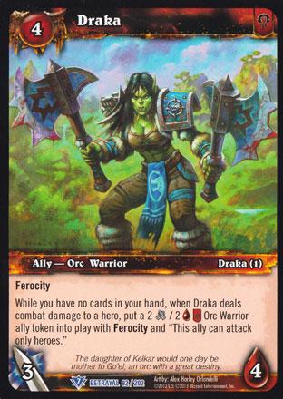 World of Warcraft TCG | Draka - Betrayal of the Guardian 92/202 | The Nerd Merchant