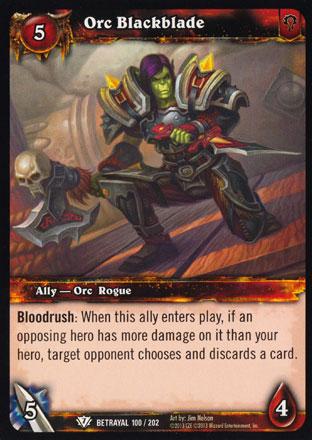 World of Warcraft TCG | Orc Blackblade - Betrayal of the Guardian 100/202 | The Nerd Merchant