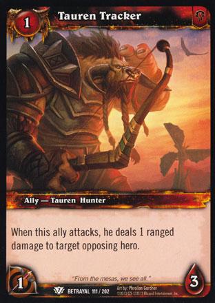 World of Warcraft TCG | Tauren Tracker - Betrayal of the Guardian 111/202 | The Nerd Merchant