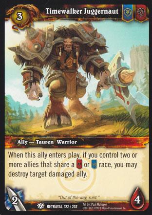 World of Warcraft TCG | Timewalker Juggernaut - Betrayal of the Guardian 122/202 | The Nerd Merchant