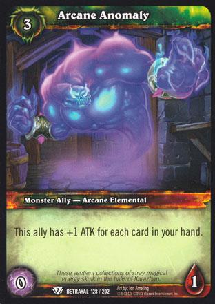 World of Warcraft TCG | Arcane Anomaly - Betrayal of the Guardian 128/202 | The Nerd Merchant