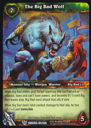 World of Warcraft TCG | The Big Bad Wolf - Betrayal of the Guardian 130/202 | The Nerd Merchant