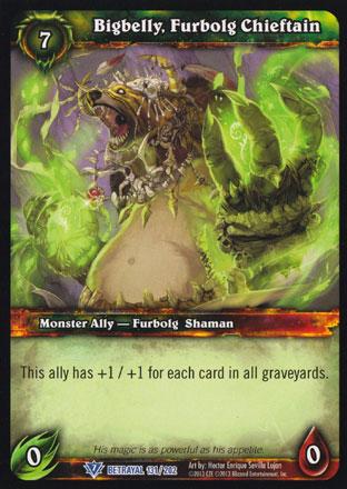 World of Warcraft TCG | Bigbelly, Furbolg Chieftain - Betrayal of the Guardian 131/202 | The Nerd Merchant