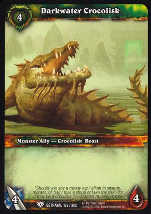 World of Warcraft TCG | Darkwater Crocolisk - Betrayal of the Guardian 133/202 | The Nerd Merchant