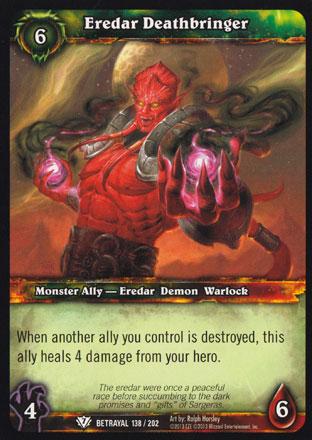 World of Warcraft TCG | Eredar Deathbringer - Betrayal of the Guardian 138/202 | The Nerd Merchant