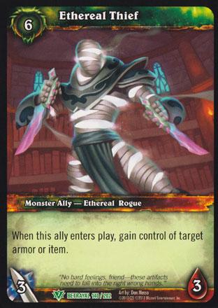 World of Warcraft TCG | Ethereal Thief - Betrayal of the Guardian 140/202 | The Nerd Merchant
