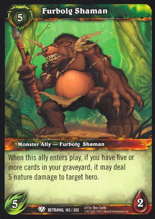 World of Warcraft TCG | Furbolg Shaman - Betrayal of the Guardian 143/202 | The Nerd Merchant