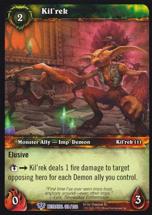 World of Warcraft TCG | Kil'rek - Betrayal of the Guardian 148/202 | The Nerd Merchant