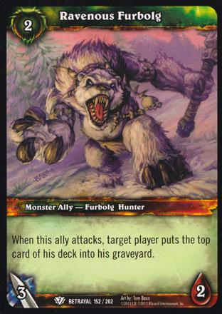 World of Warcraft TCG | Ravenous Furbolg - Betrayal of the Guardian 152/202 | The Nerd Merchant