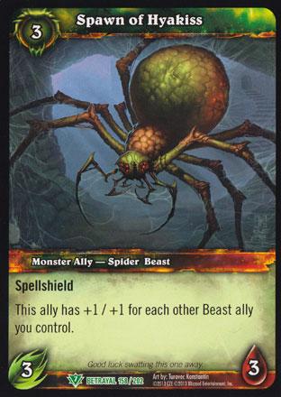 World of Warcraft TCG | Spawn of Hyakiss - Betrayal of the Guardian 158/202 | The Nerd Merchant