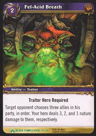 World of Warcraft TCG | Fel-Acid Breath - Black Temple Raid #17 | The Nerd Merchant