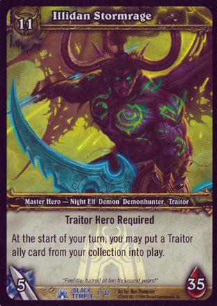 World of Warcraft TCG | Illidan Stormrage - Black Temple Treasure 1/12 | The Nerd Merchant