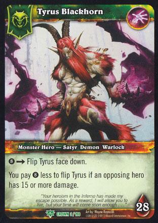 World of Warcraft TCG | Tyrus Blackhorn - Crown of the Heavens 3/198 | The Nerd Merchant