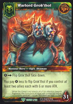 World of Warcraft TCG | Warlord Grok'thol - Crown of the Heavens 4/198 | The Nerd Merchant