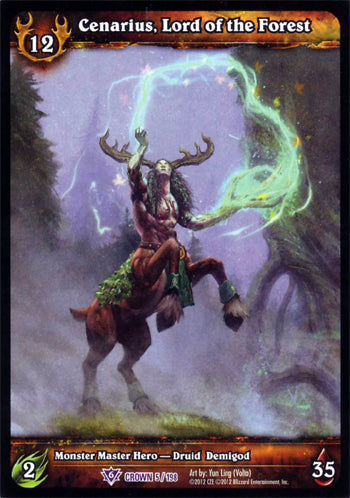 World of Warcraft TCG | Cenarius, Lord of the Forest (Full Art) - Crown of the Heavens 5/198 | The Nerd Merchant