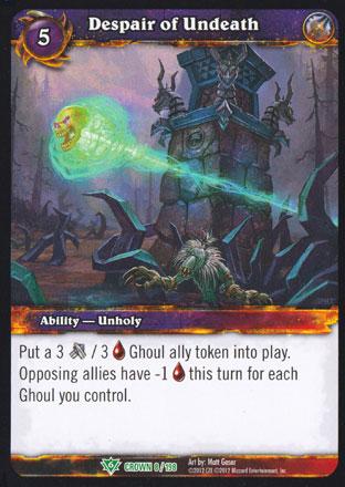 World of Warcraft TCG | Despair of Undeath - Crown of the Heavens 8/198 | The Nerd Merchant