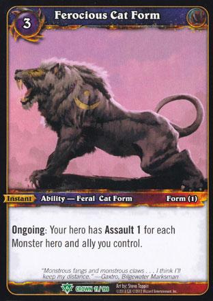 World of Warcraft TCG | Ferocious Cat Form - Crown of the Heavens 11/198 | The Nerd Merchant