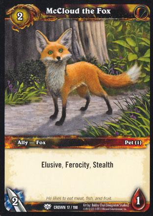 World of Warcraft TCG | McCloud the Fox - Crown of the Heavens 17/198 | The Nerd Merchant