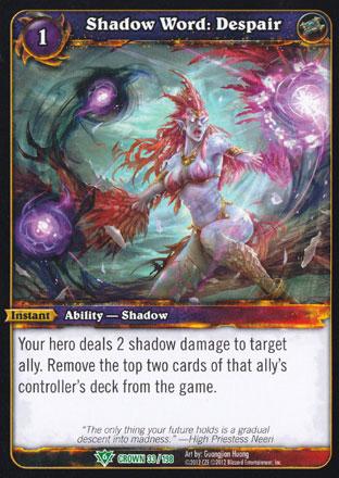 World of Warcraft TCG | Shadow Word: Despair - Crown of the Heavens 33/198 | The Nerd Merchant