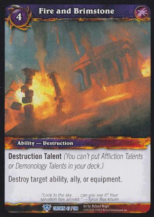 World of Warcraft TCG | Fire and Brimstone - Crown of the Heavens 47/198 | The Nerd Merchant