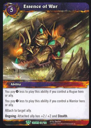 World of Warcraft TCG | Essence of War - Crown of the Heavens 67/198 | The Nerd Merchant