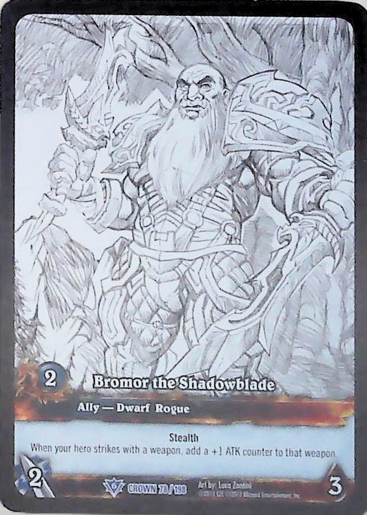 World of Warcraft TCG | Bromor the Shadowblade (Extended Art) - Crown of the Heavens 78/198 | The Nerd Merchant