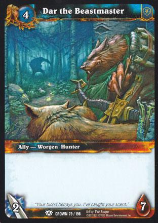 World of Warcraft TCG | Dar the Beastmaster - Crown of the Heavens 79/198 | The Nerd Merchant