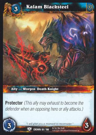 World of Warcraft TCG | Kalam Blacksteel - Crown of the Heavens 89/198 | The Nerd Merchant