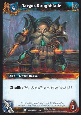 World of Warcraft TCG | Targus Roughblade - Crown of the Heavens 93/198 | The Nerd Merchant