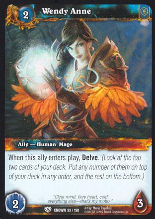 World of Warcraft TCG | Wendy Anne - Crown of the Heavens 99/198 | The Nerd Merchant