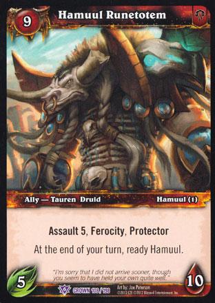 World of Warcraft TCG | Hamuul Runetotem - Crown of the Heavens 108/198 | The Nerd Merchant