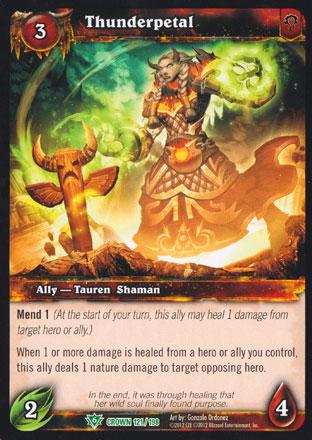 World of Warcraft TCG | Thunderpetal - Crown of the Heavens 121/198 | The Nerd Merchant